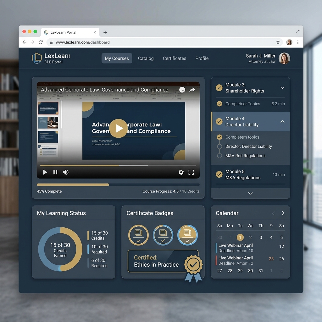 CLE Learning Systems Dashboard